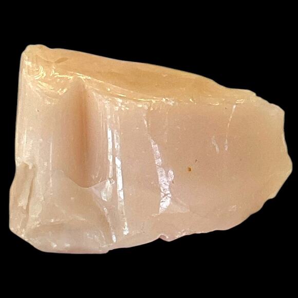 Pink Layered Art Glass Cullet Glowing Manganese Slag Glass #5GX24 - Picture 4 of 7